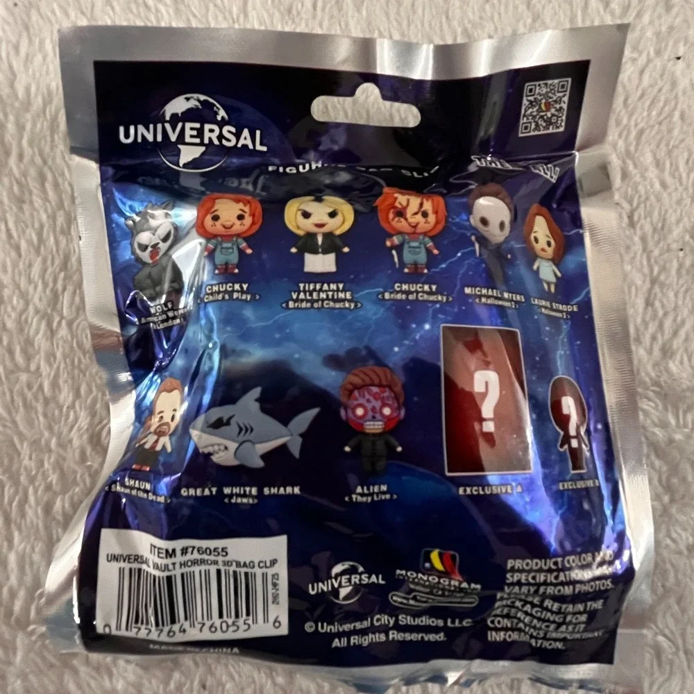 Universal Series 1 - (2) Horror Classics Meltz  & (1) Vault Horror Foam Bag Clip